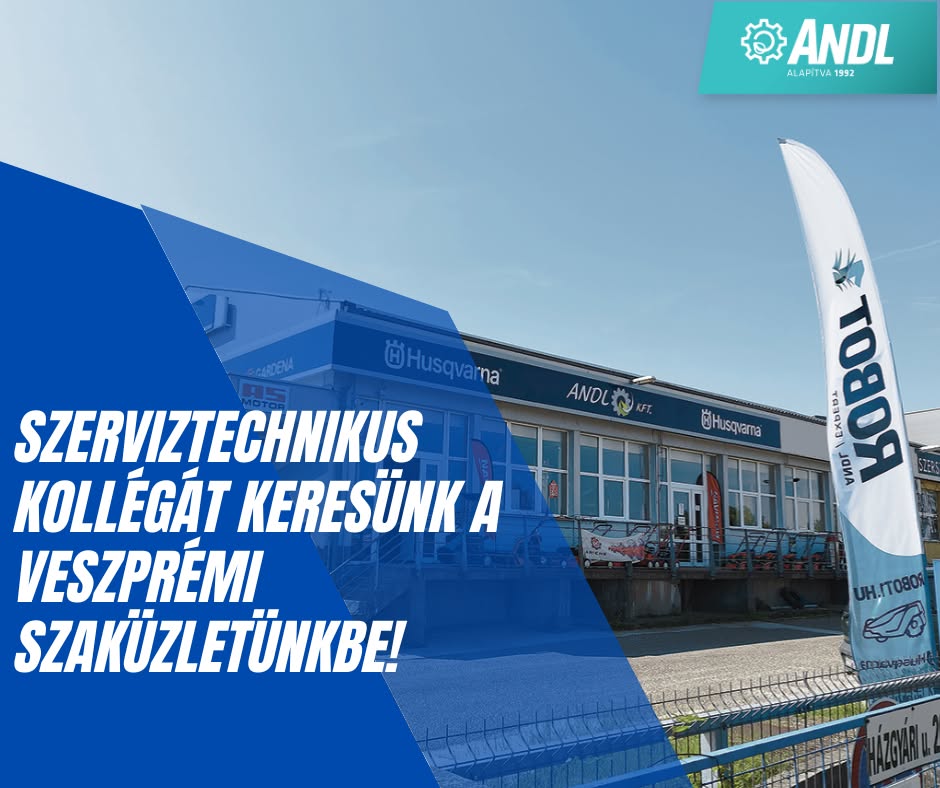 Szerviztechnikus kollégát keresünk  Veszprémi szaküzletünkbe