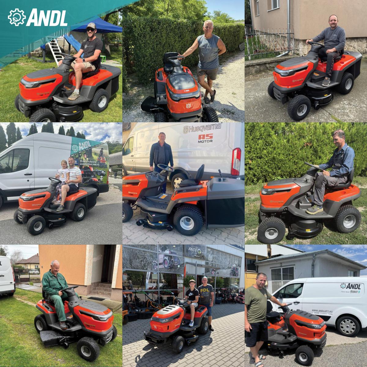 Így nyírnak a profik: az 5 legütősebb Husqvarna fűnyíró traktor, amit az ANDL Kft.-nél levadászhatsz!