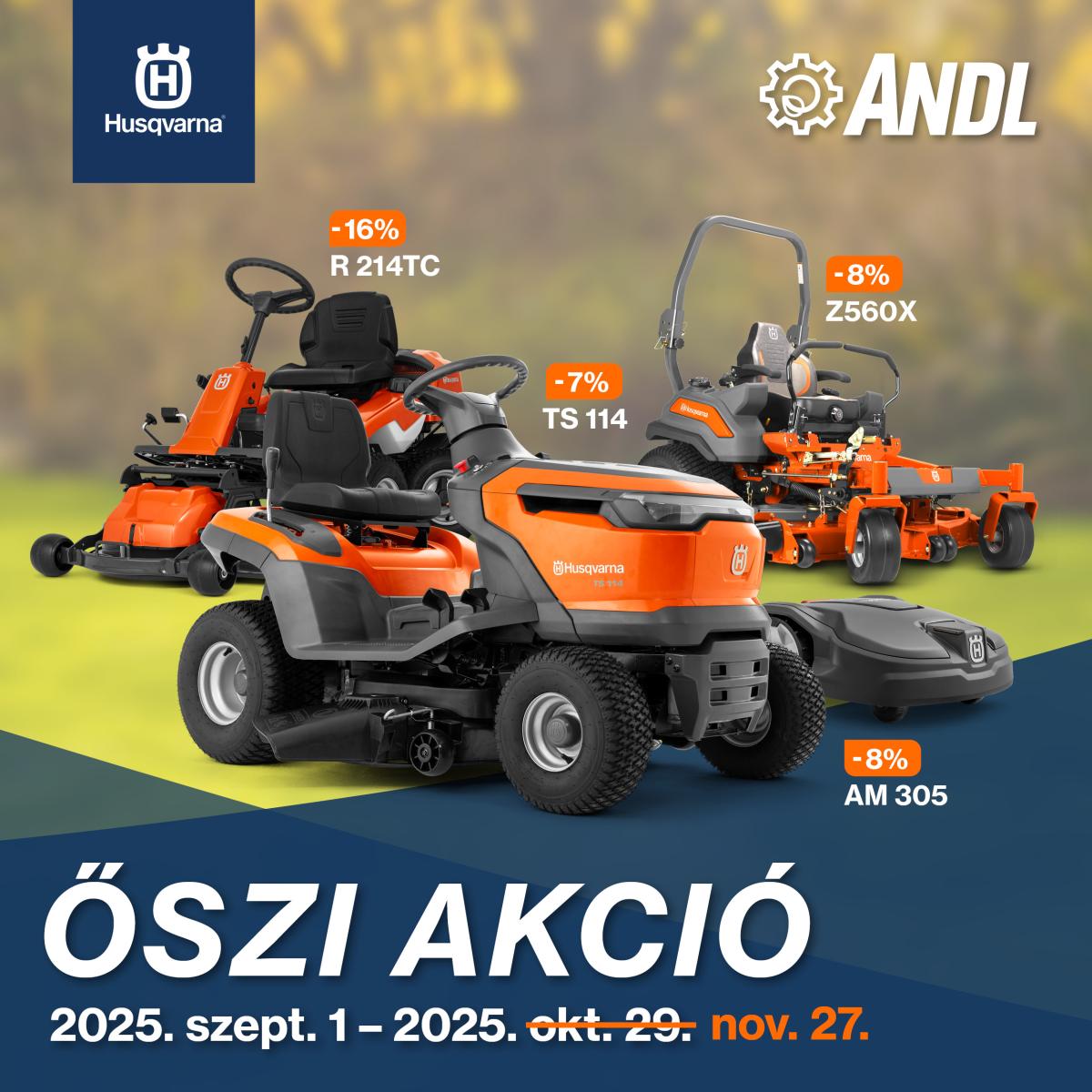 Husqvarna Őszi Akció