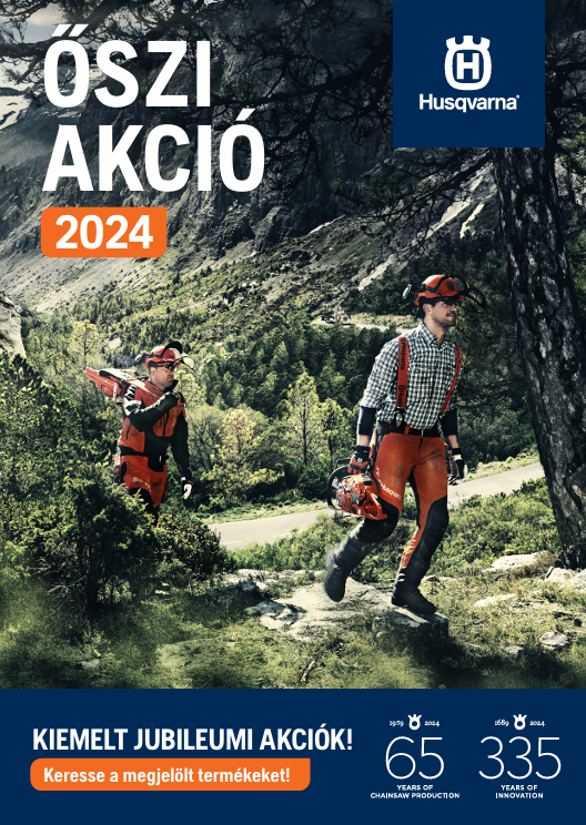 Meghoszabbítva! Husqvarna őszi akciós katalógus 2024