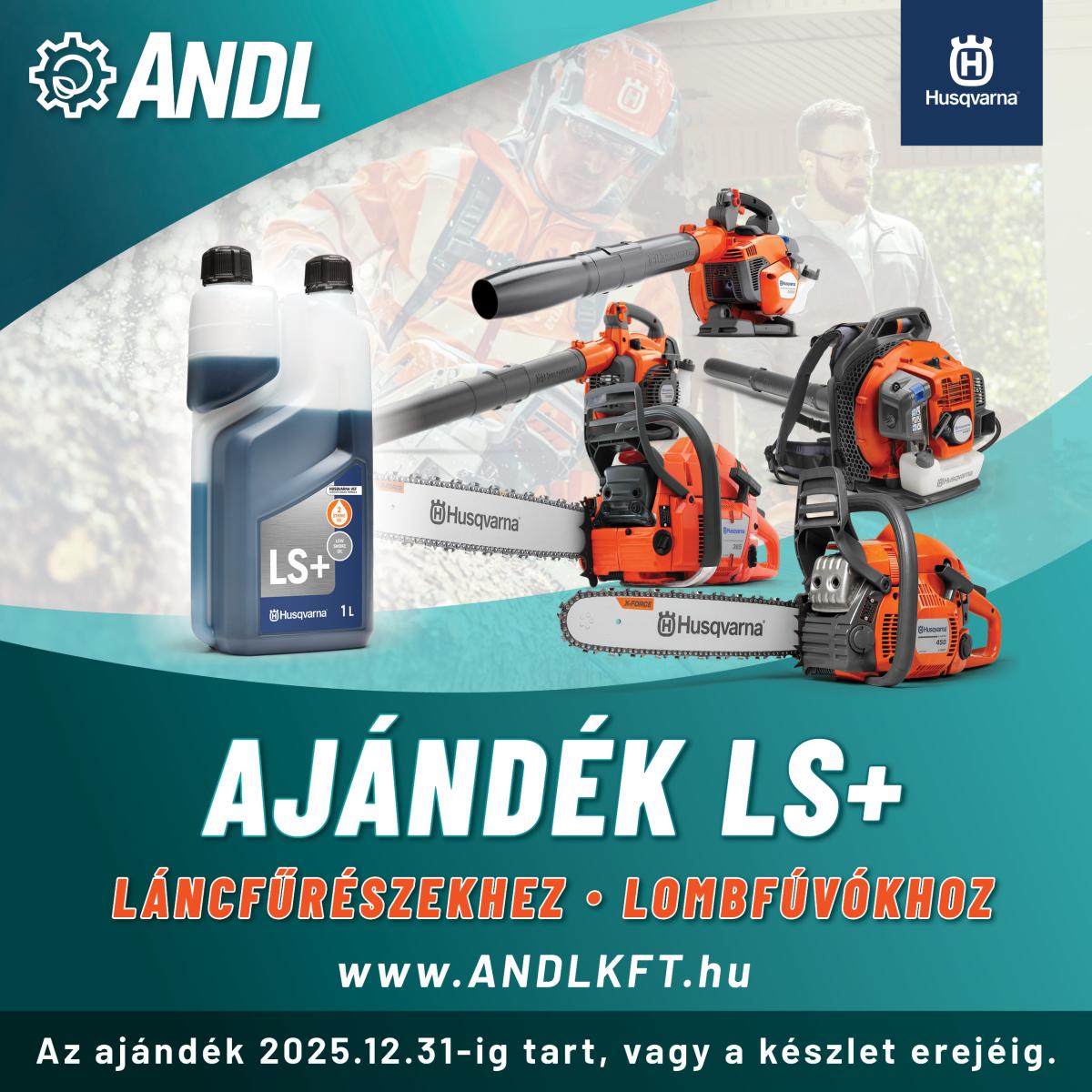 AJÁNDÉK LS+ olaj Husqvarna gépekhez? Mutatjuk, hogyan juthatsz hozzá!