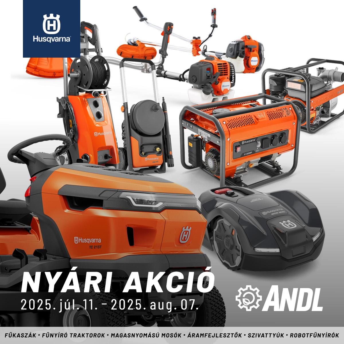 Husqvarna Nyári Akció - Forró Ajánlatokkal készültünk