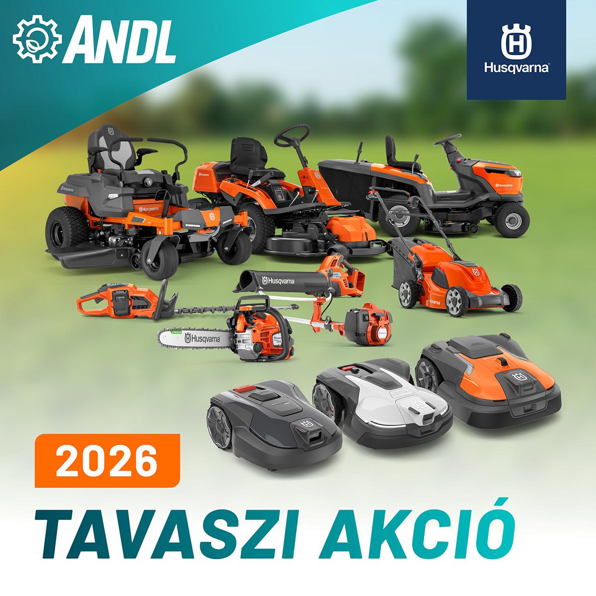 Husqvarna tavaszi akció 2026: ezekre a gépekre most tényleg le kell csapnod!