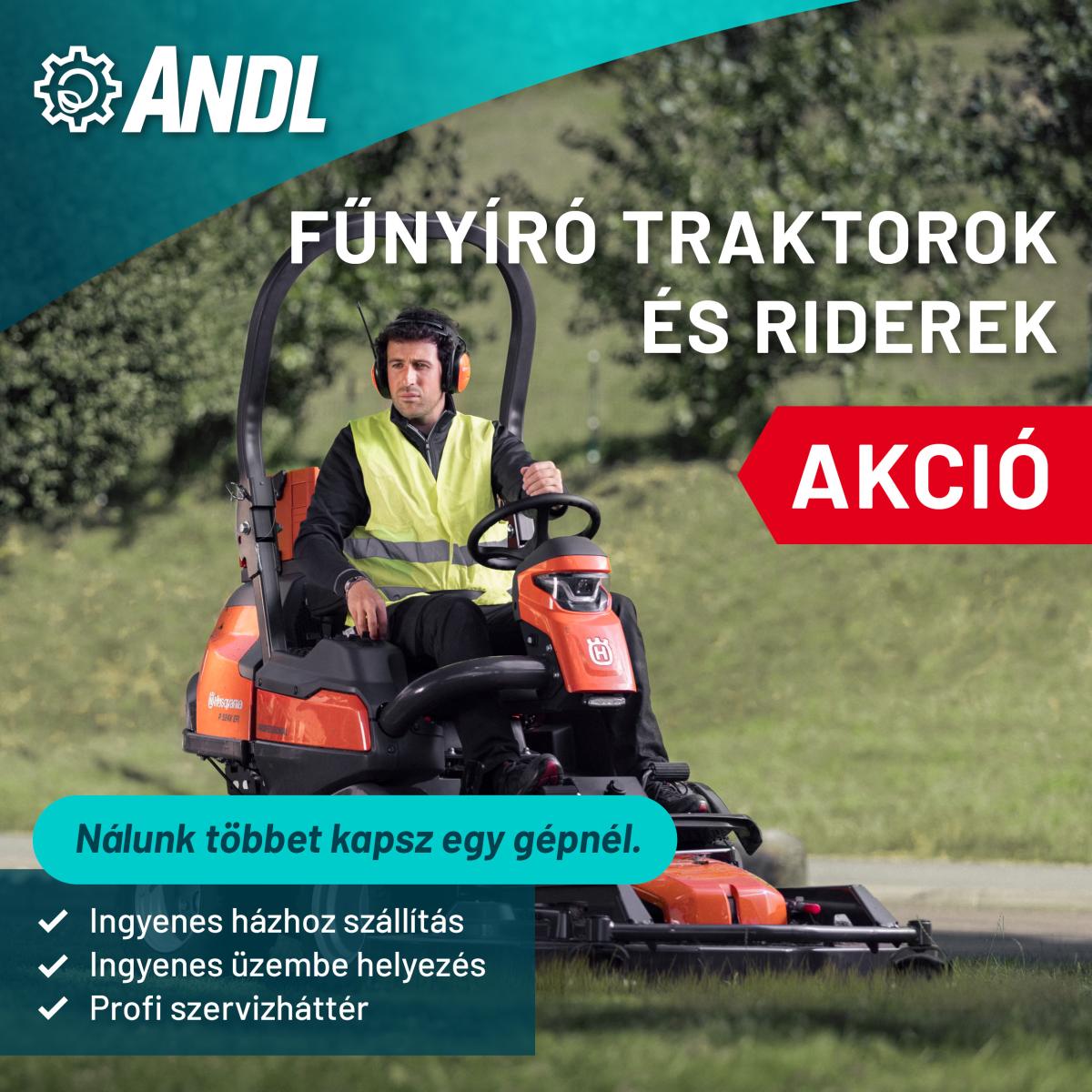 Fűnyíró traktor és rider akció 2026 - Többet kapsz egy gépnél: végig melletted állunk