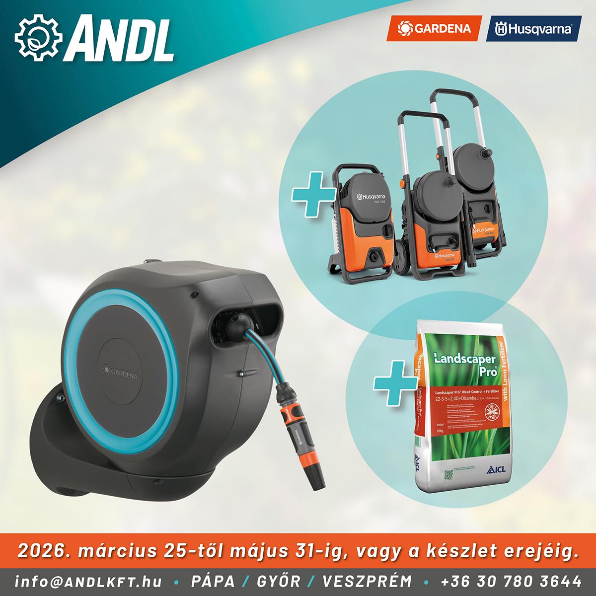 2 az 1-ben csomagajánlatok: Gardena Roll-Up S tömlődob a készlet erejéig!