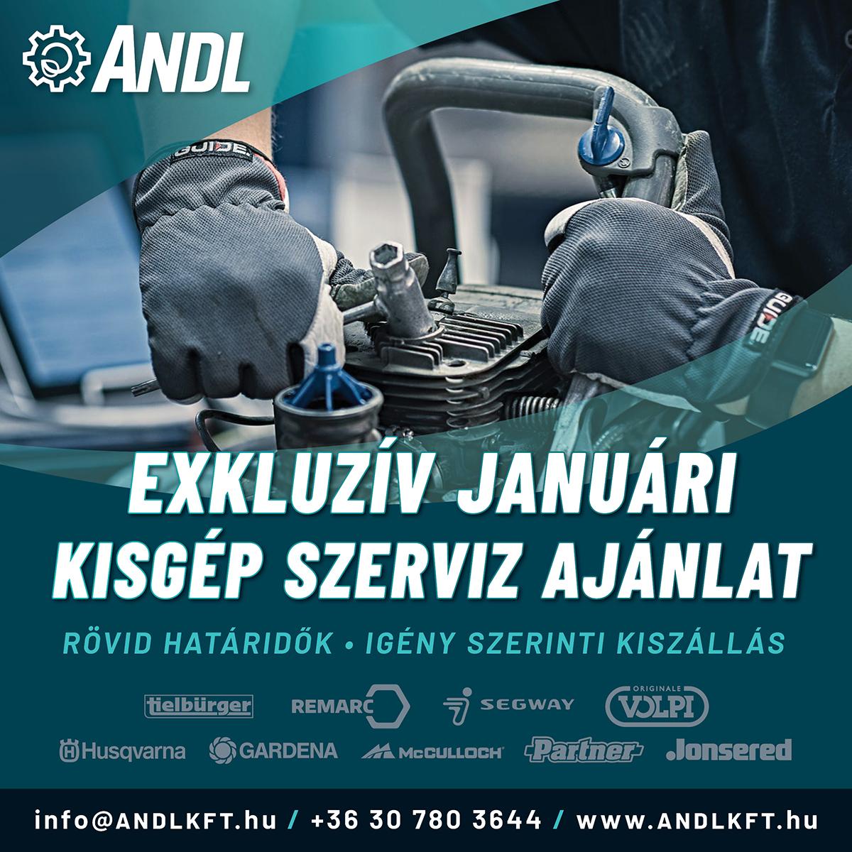 Speciális Január Kisgép Szerviz Ajánlat!