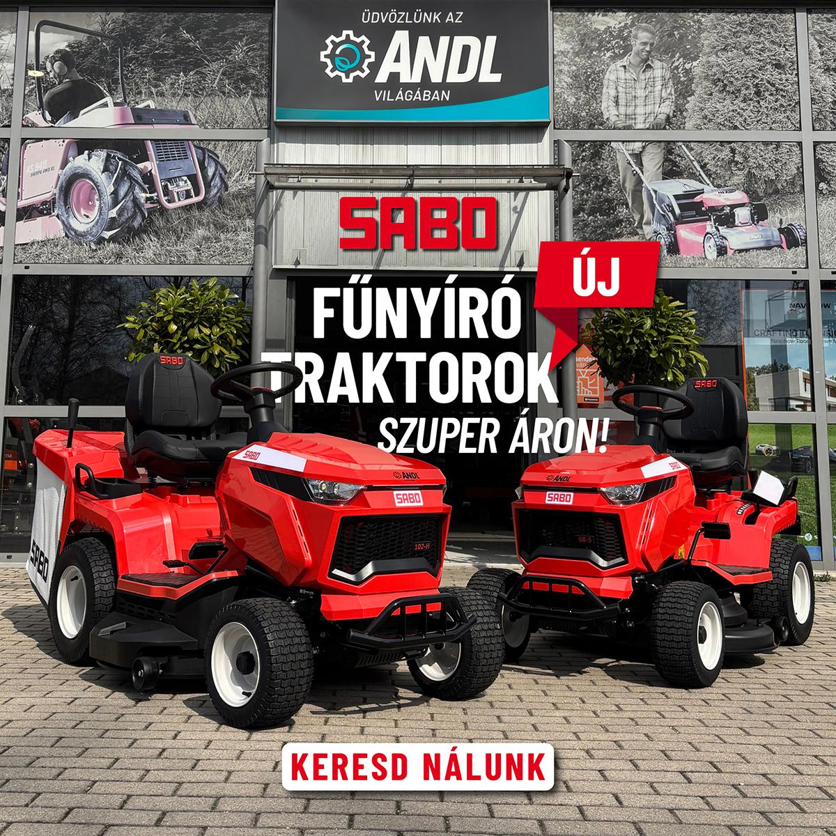 SABO fűnyíró traktorok: Ezek a modellek most mindenkit lenyomnak? Szakértői elemzés itt!