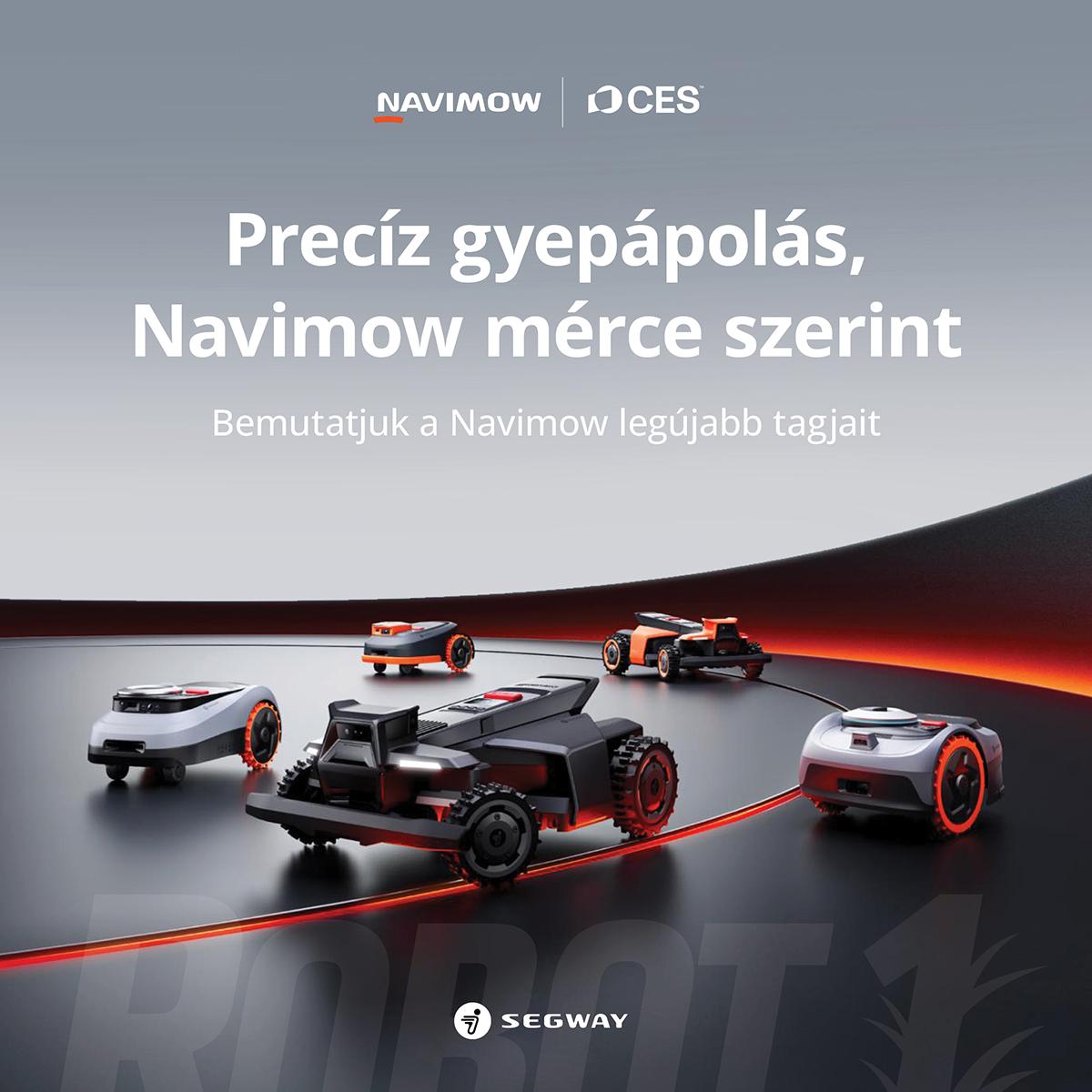 CES 2026: Okosabb, gyorsabb, erősebb: bemutatkoztak a következő generációs Segway Navimow modellek