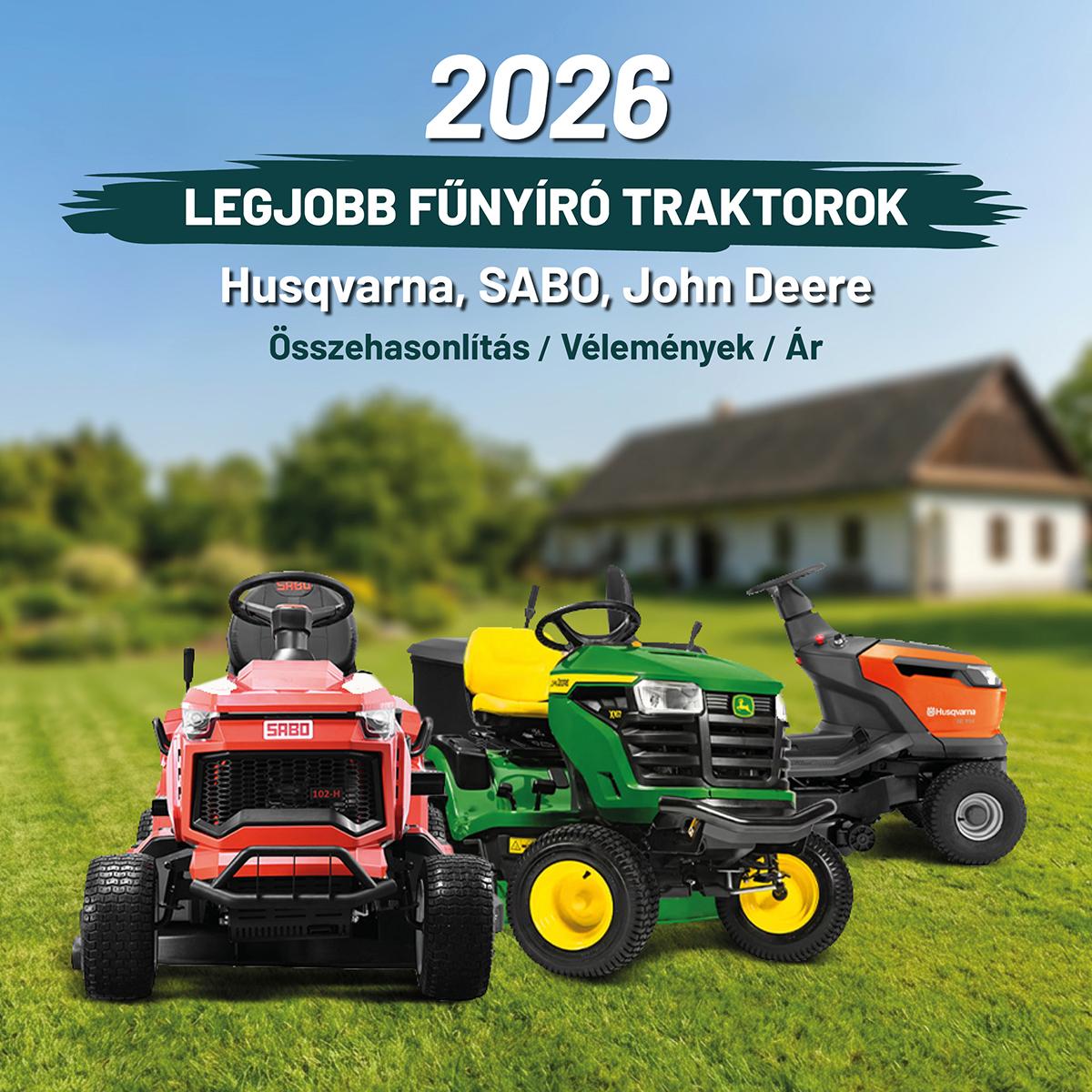 Fűnyíró traktor vásárlás 2026-ban: mennyit fogyaszt, mennyibe kerül, és mikor térül meg igazán?