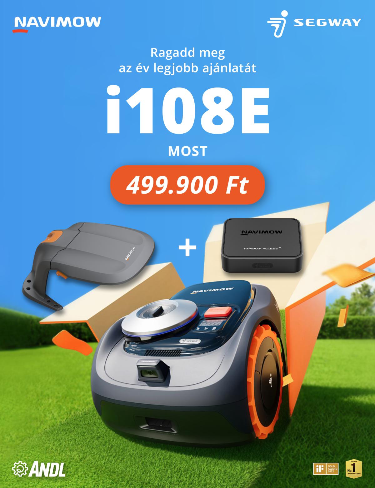 Segway Robotfűnyíró Akció, amire vártál!
