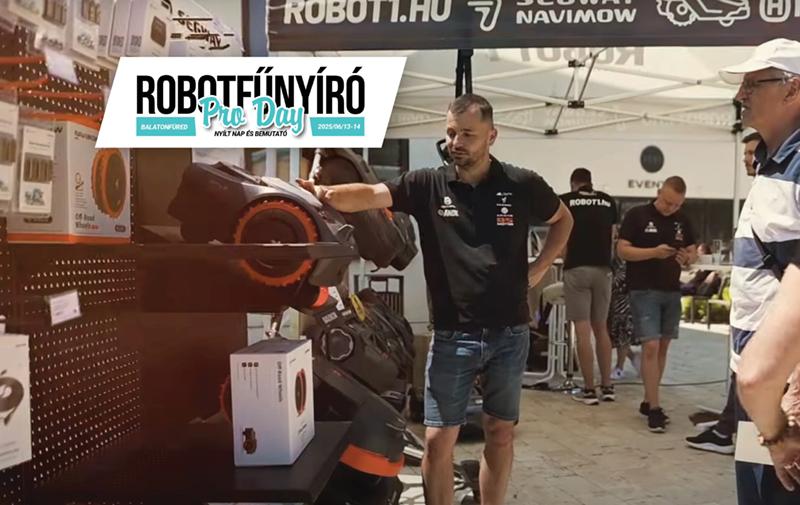 Robotfűnyíró nyílt nap Balatonfüred