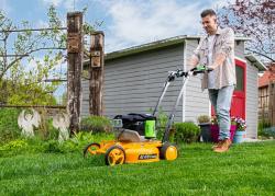 AS 470 E-ProClip akkumulátoros mulcsozó fűnyíró 2.Kép