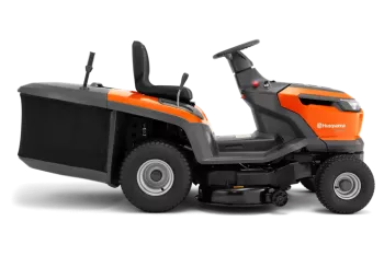 TC 114 fűnyíró traktor fűgyűjtővel 2.Kép