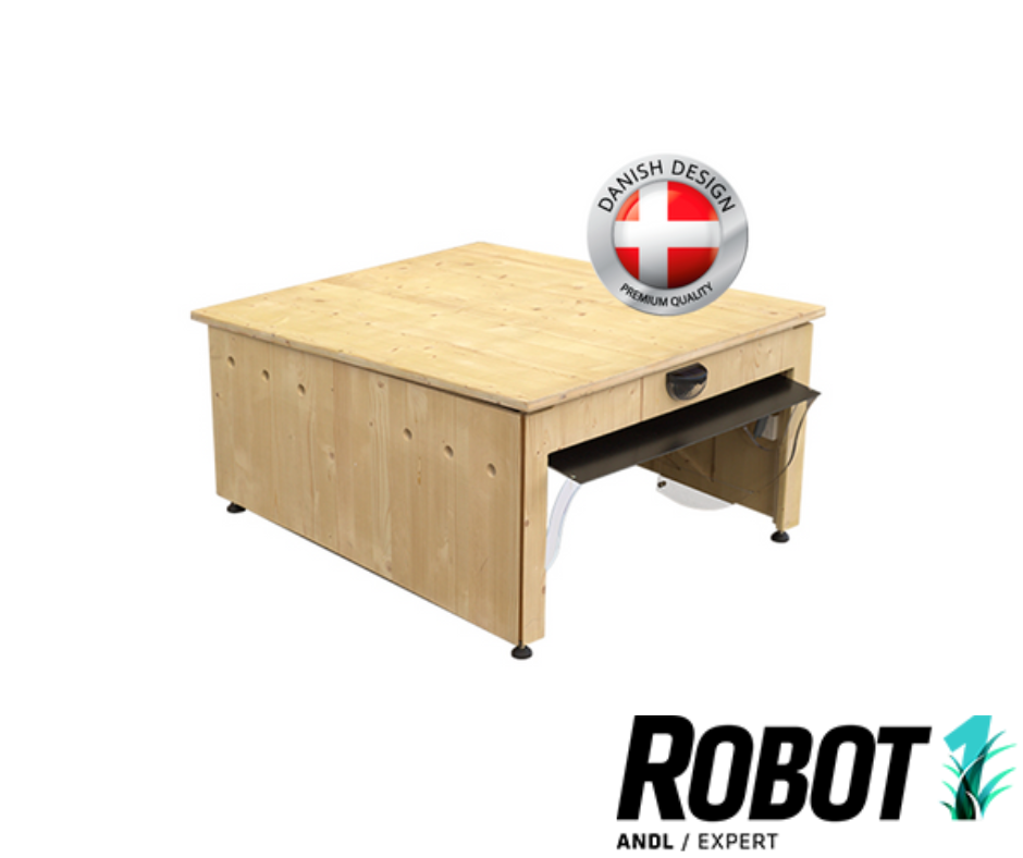 Infinity Home robotfűnyíró ház  automata kapuval