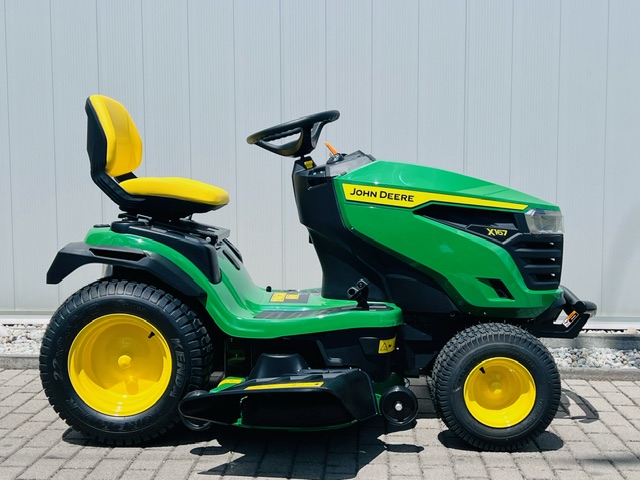 X167 oldalkidobós fűnyíró traktor