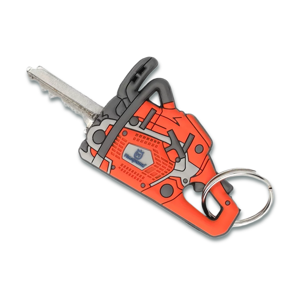 LED-es láncfűrész kulcstartó