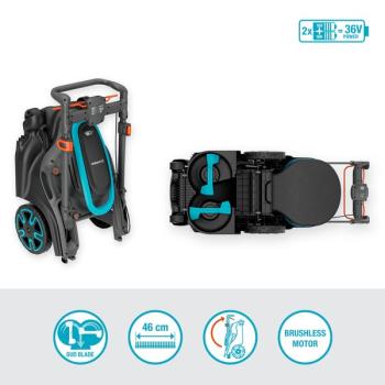 PowerMax Duo akkumulátoros fűnyíró  46/36V P4a (akkumulátor nélkül) 3.Kép