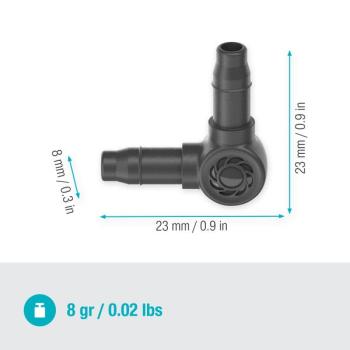 Micro-Drip-System L-elem  4,6 mm (3/16") 2.Kép