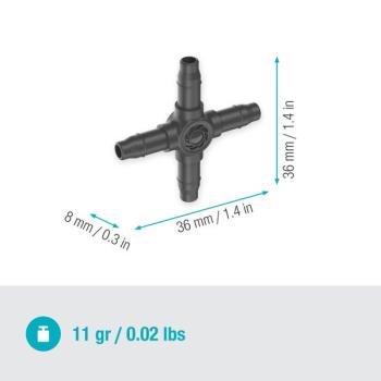 Micro-Drip-System keresztelem  4,6 mm (3/16") 2.Kép