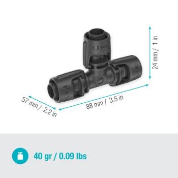 Micro-Drip-System T-elem  13 mm (1/2") 2.Kép