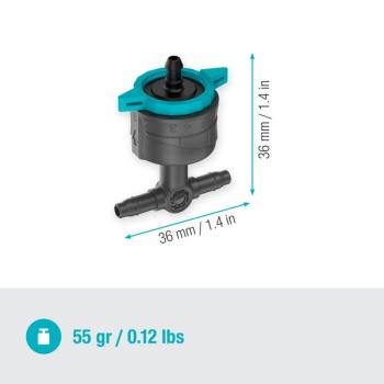 Micro-Drip-System szabályozható sorcsepegtető nyomáskiegyenlítős 2.Kép