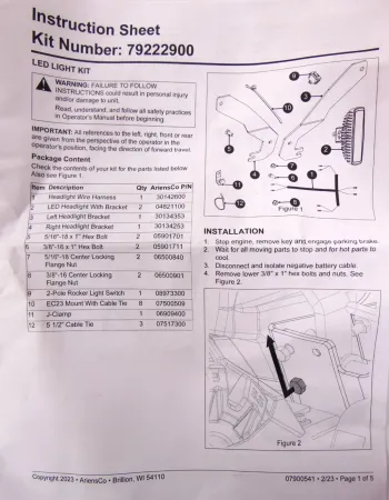 LED világítás  SUMMIT PRO modellekhez 2.Kép