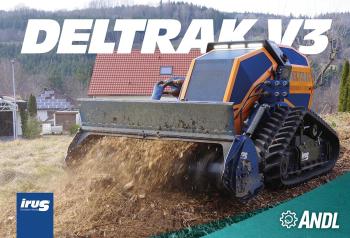 Deltrak 61V3 távvezérelt rézsűnyíró 8.Kép