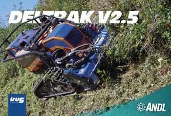 Deltrak 2.5 távvezérelt rézsűnyíró 4.Kép