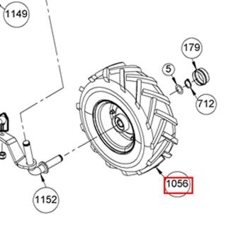 kerék  jobb első (AS 900 Enduro) Kép