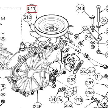 ventillátor ékszíjtárcsával  (AS Ovis) Kép