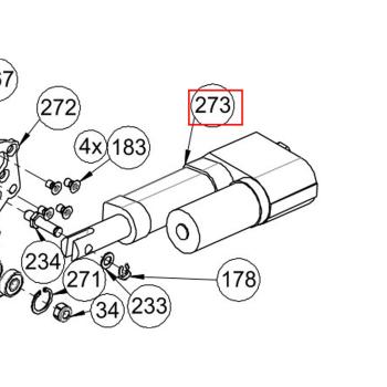 aktuátor lineáris vezérlőmotor  (AS Ovis) Kép