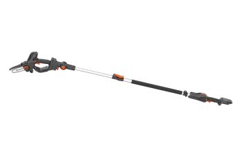 Aspire P5-P4A akkumulátoros ágvágó készlet + Aspire Pole-P4A teleszkópos nyéllel akkumulátorral és töltővel Kép