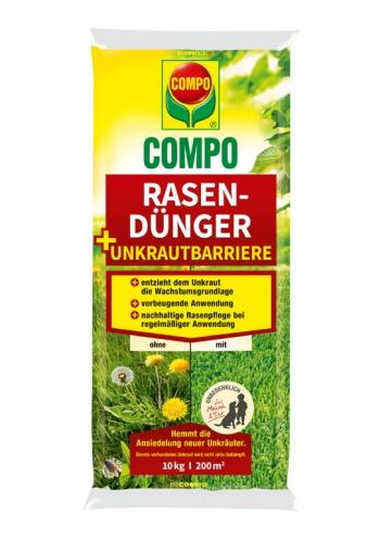 Lassú felszívódású gyomosodásgátló gyeptrágya 10KG 1.Kép